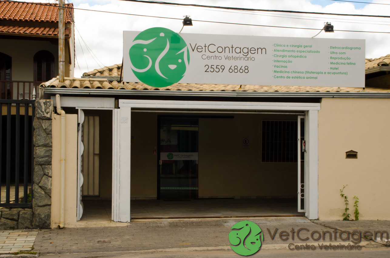 Fachada da VetContagem no Centro de Contagem